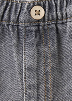 Straight-leg jeans with elasticated waistband — Denim Grey 4