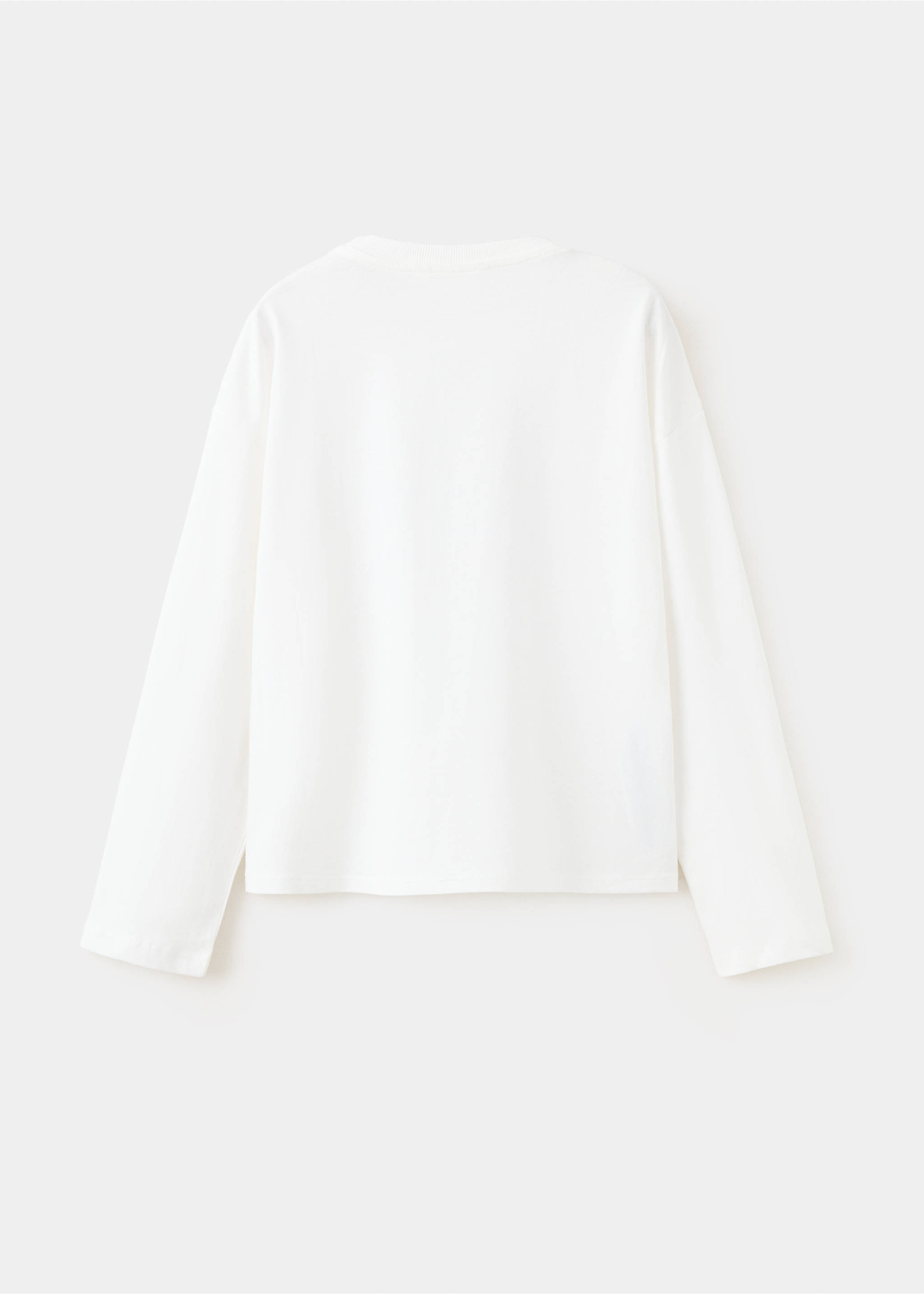 T-shirt weekend - Verso de l’article, Blanc cassé. Ref: 37016359-00.