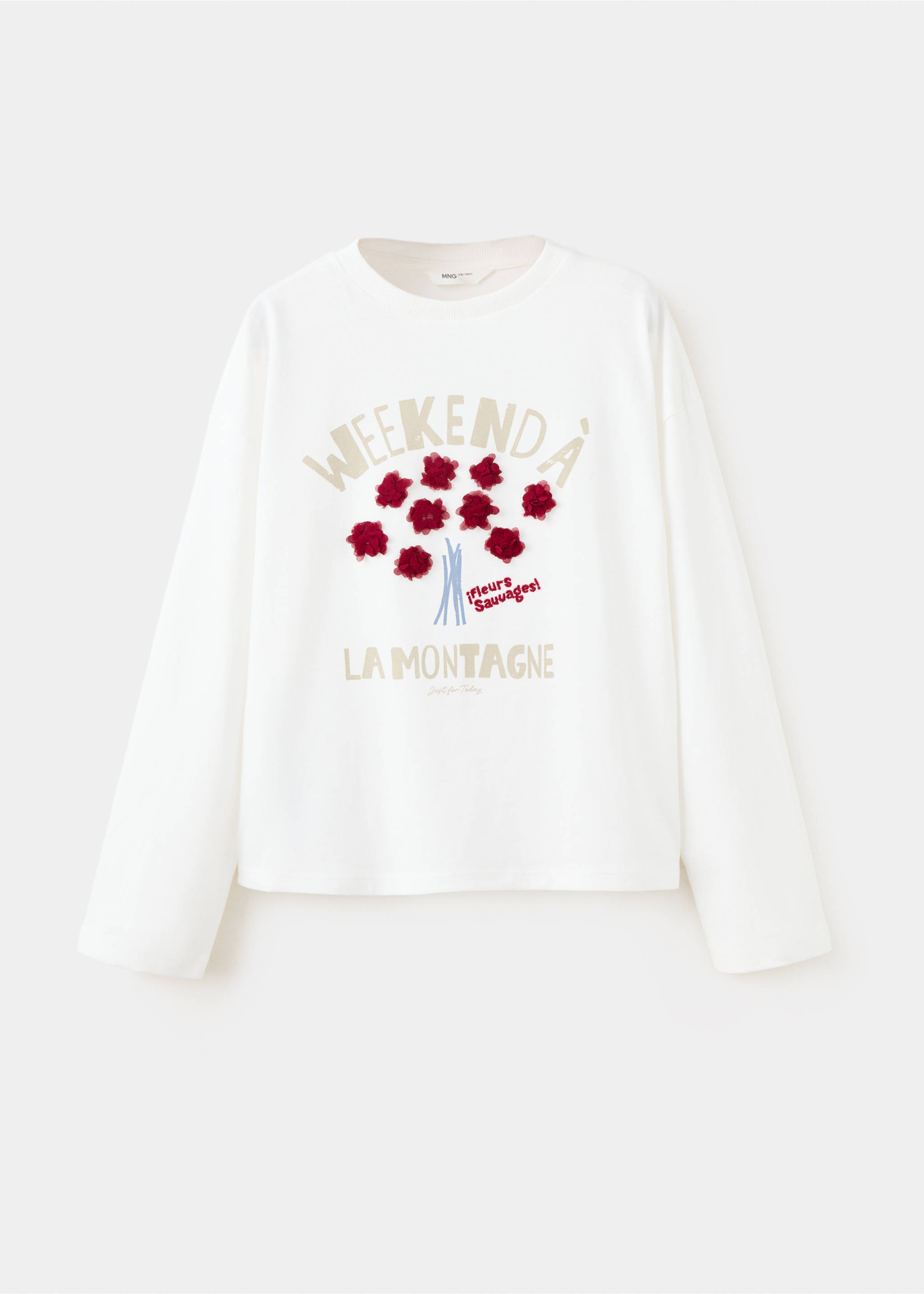T-shirt weekend - Article sans modèle, Blanc cassé. Ref: 37016359-00.