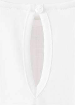 Frill T-shirt with lace trim detail — Off White 7
