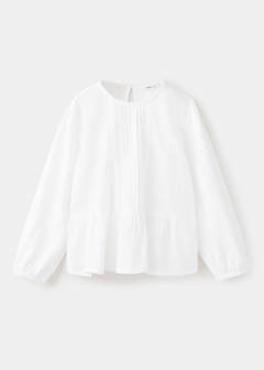 Frill T-shirt with lace trim detail — Off White 3