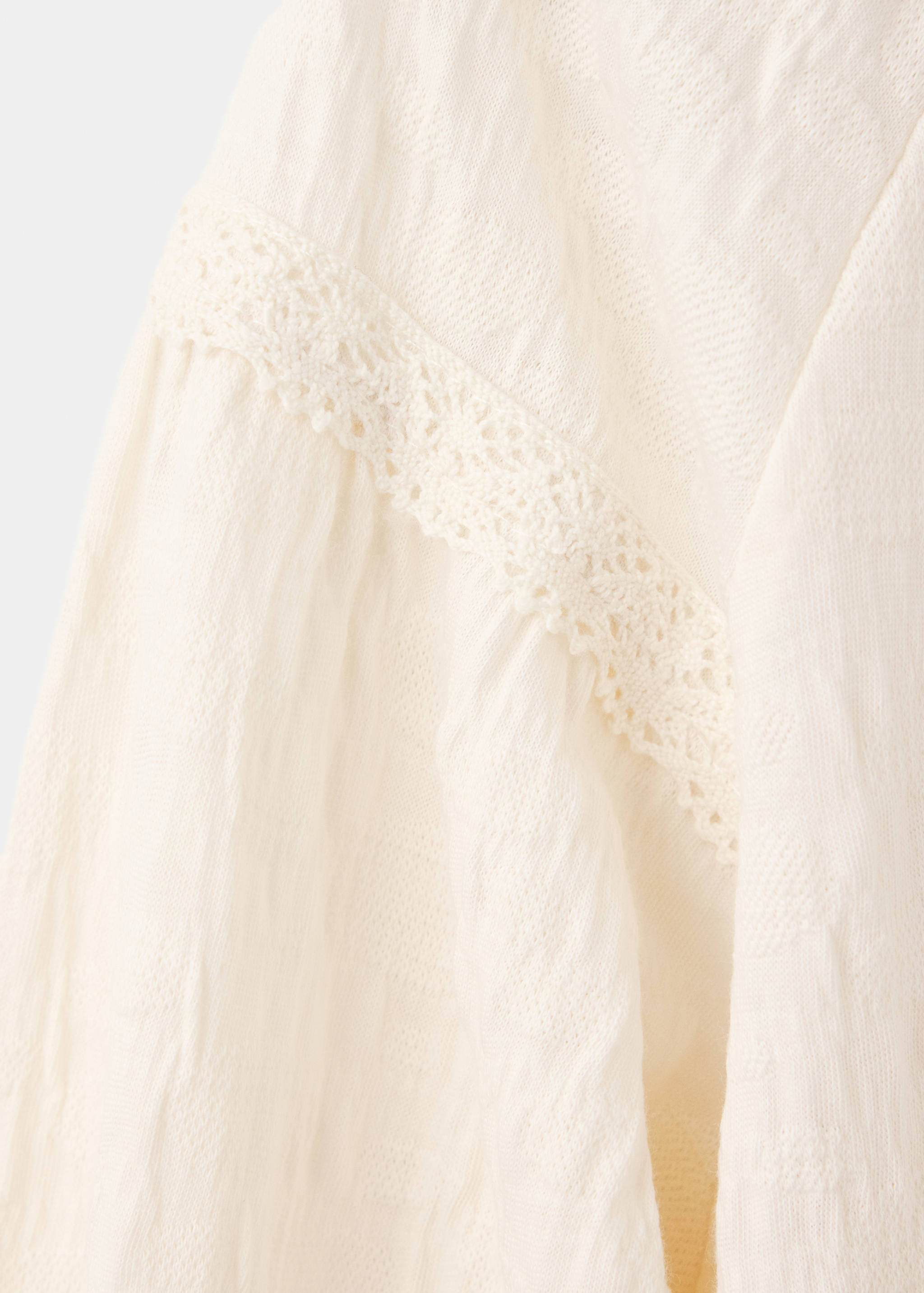 Lace-textured blouse - Details of the article 0