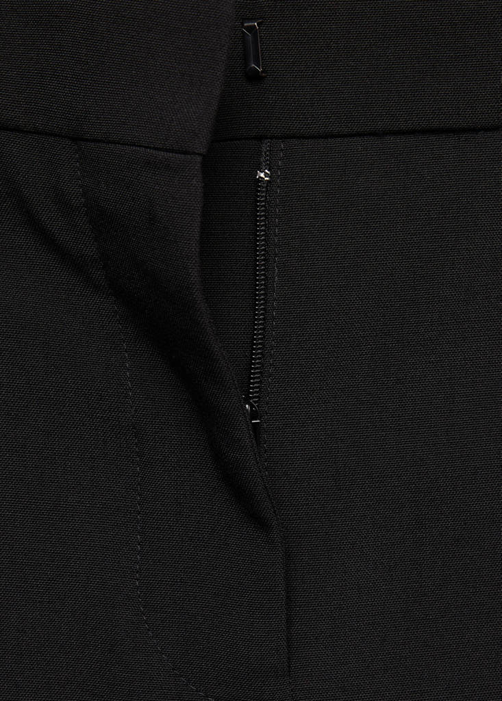 Wool trousers with slits at the hem - thumbnail 6