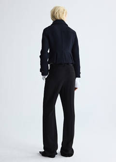 100% wool suit trousers — Black 3