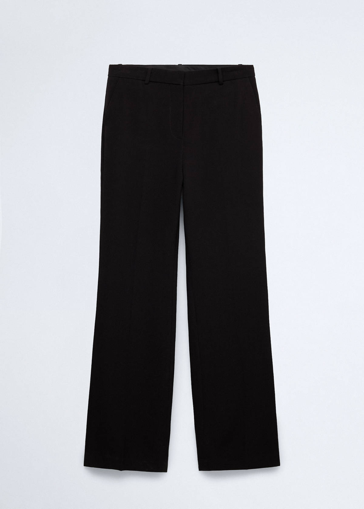Straight suit trousers — Black
