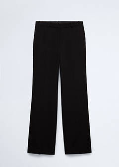 Straight suit trousers — Black 6