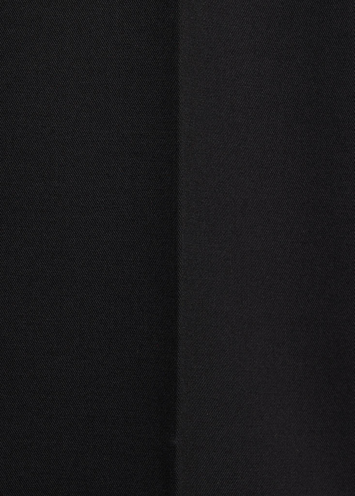 Low-rise cropped trousers — Black