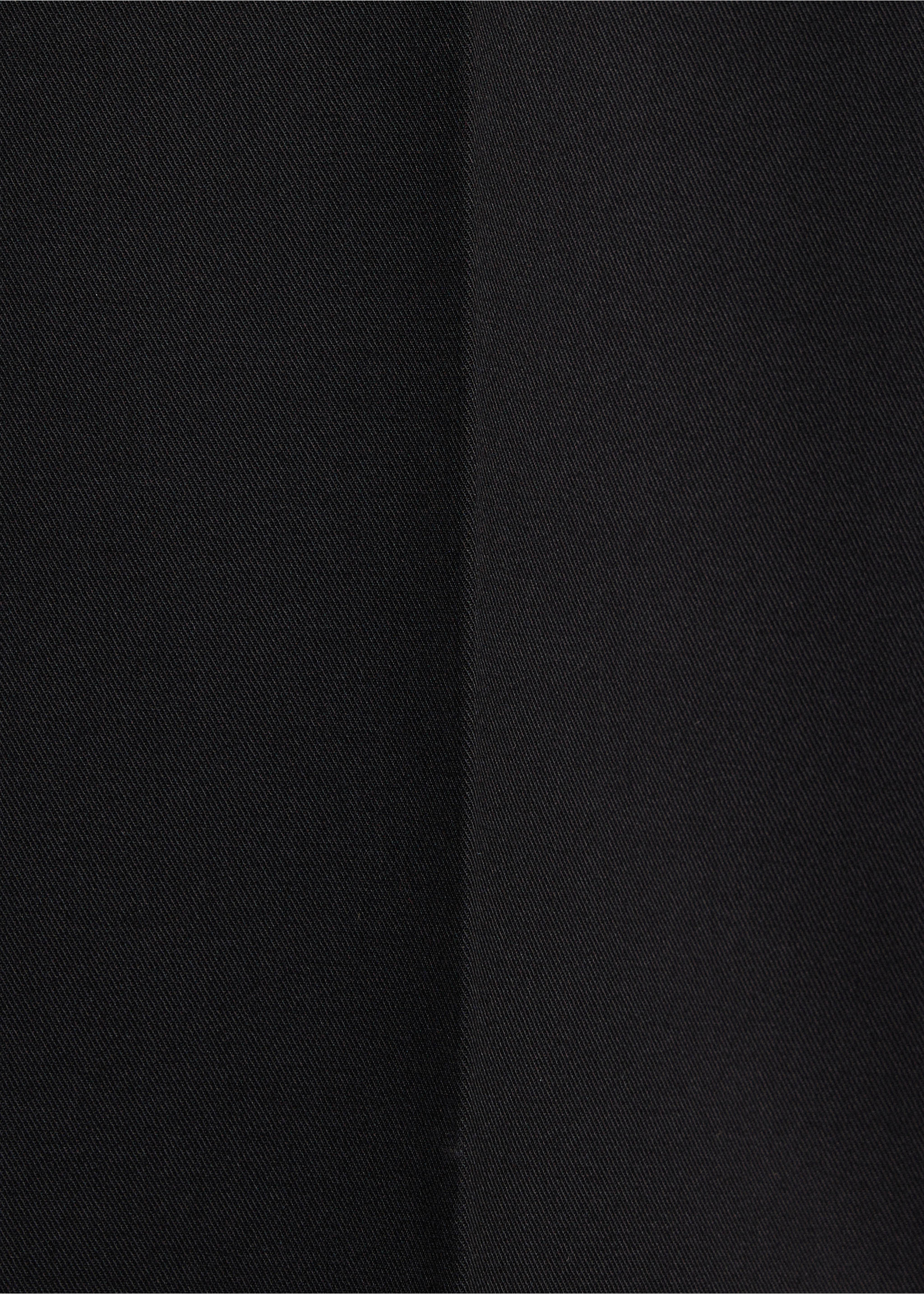 Low-rise cropped trousers - Details of the article 0, Black. Ref: 37016372-00.