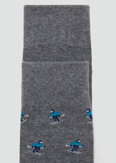 2 pack mixed socks — Grey 2