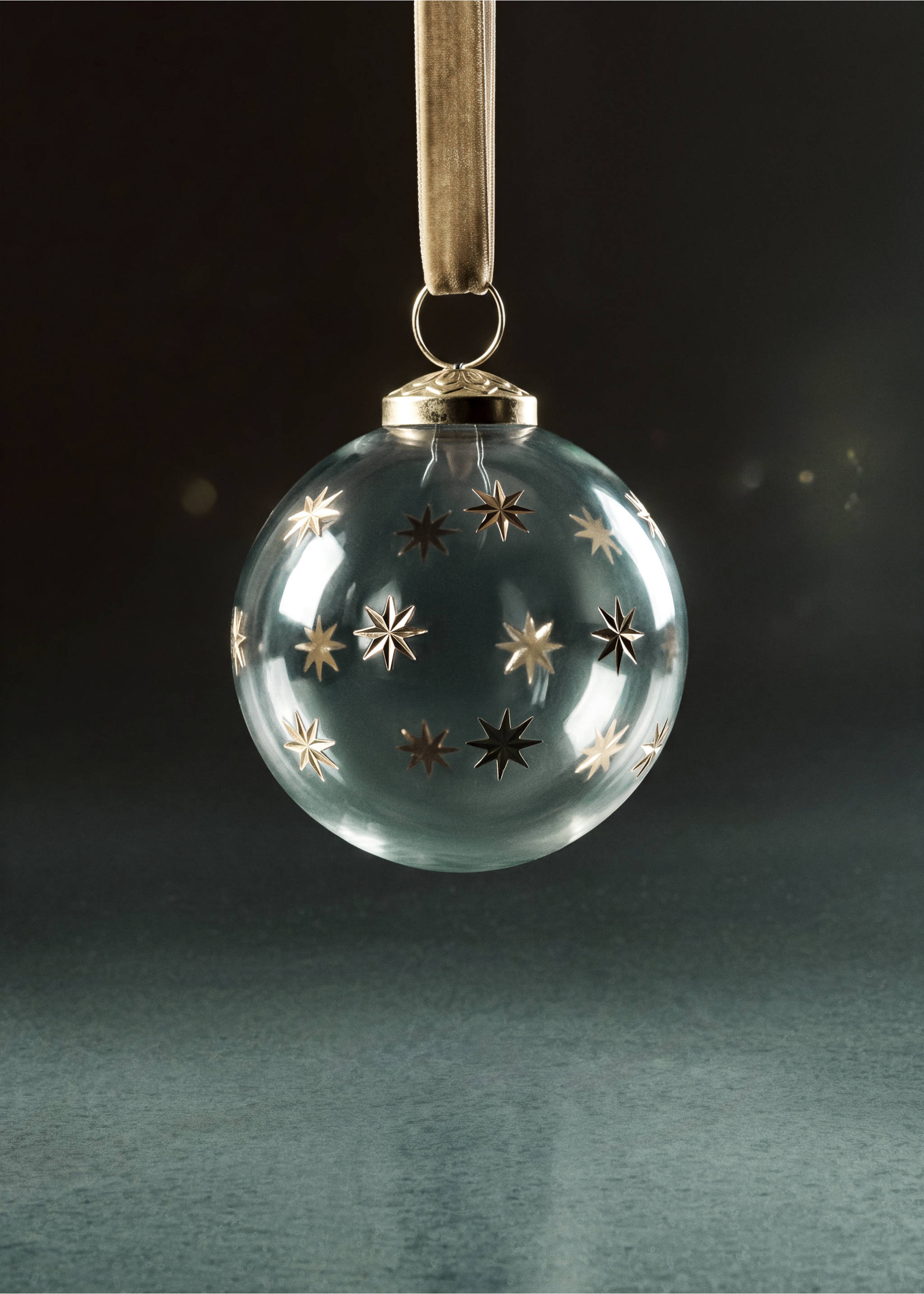 Weihnachtsbaumkugeln - Allgemeine Ansicht, Gold. Ref: 37016729-00.