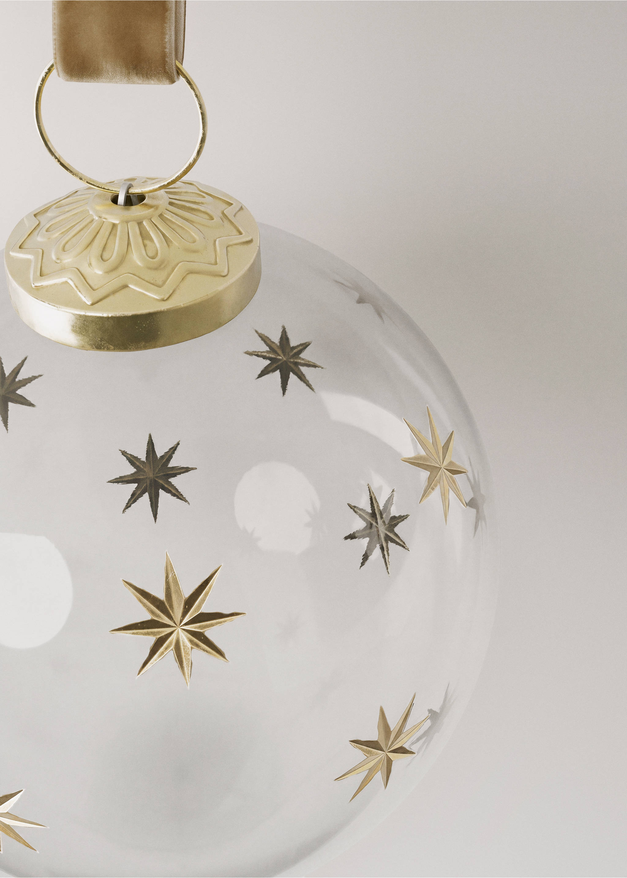 Weihnachtsbaumkugeln - Detail des Artikels 2, Gold. Ref: 37016729-00.