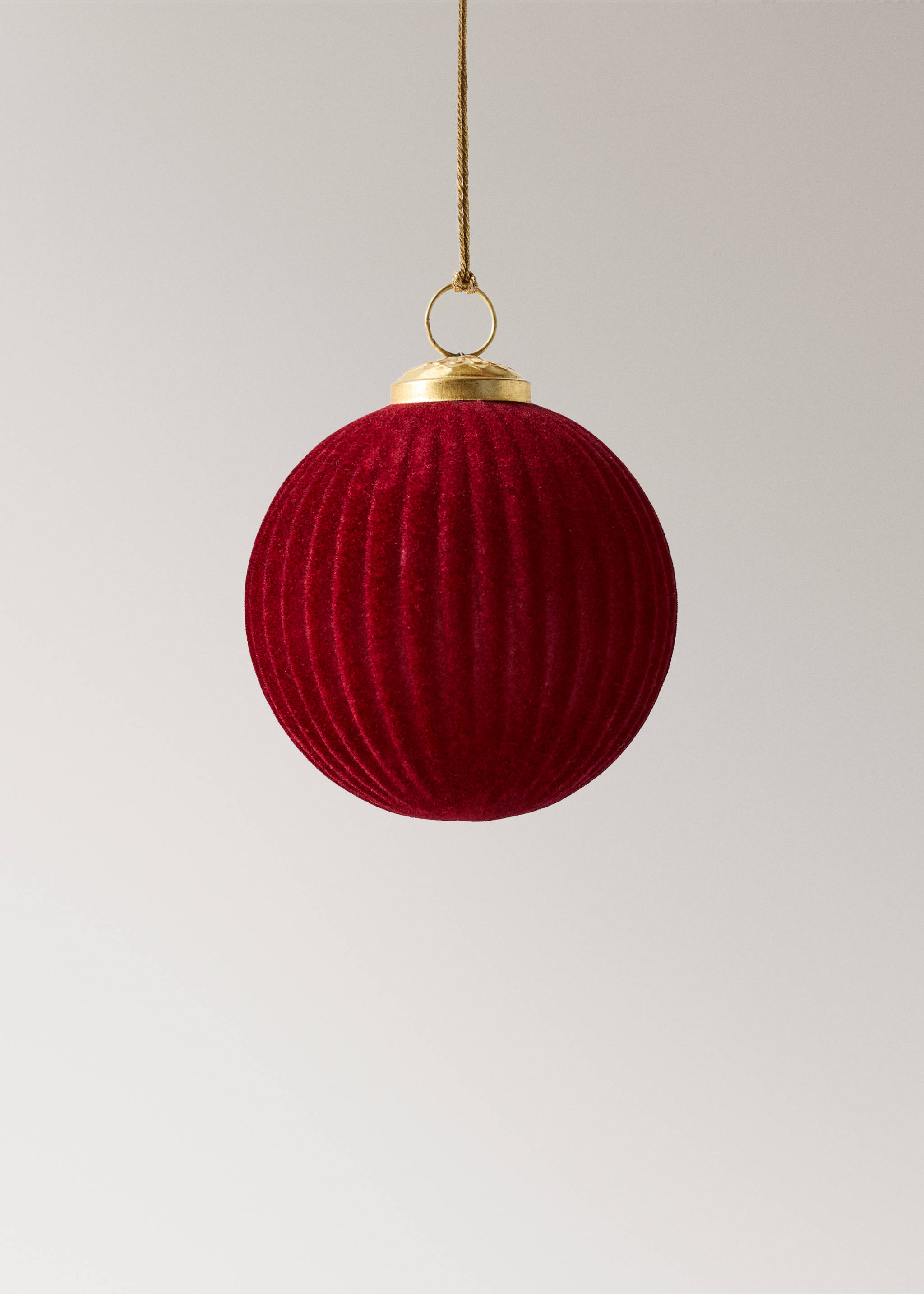 Décoration sapin boule de Noël - Détail de l'article 2, Rouge. Ref: 37016733-00.