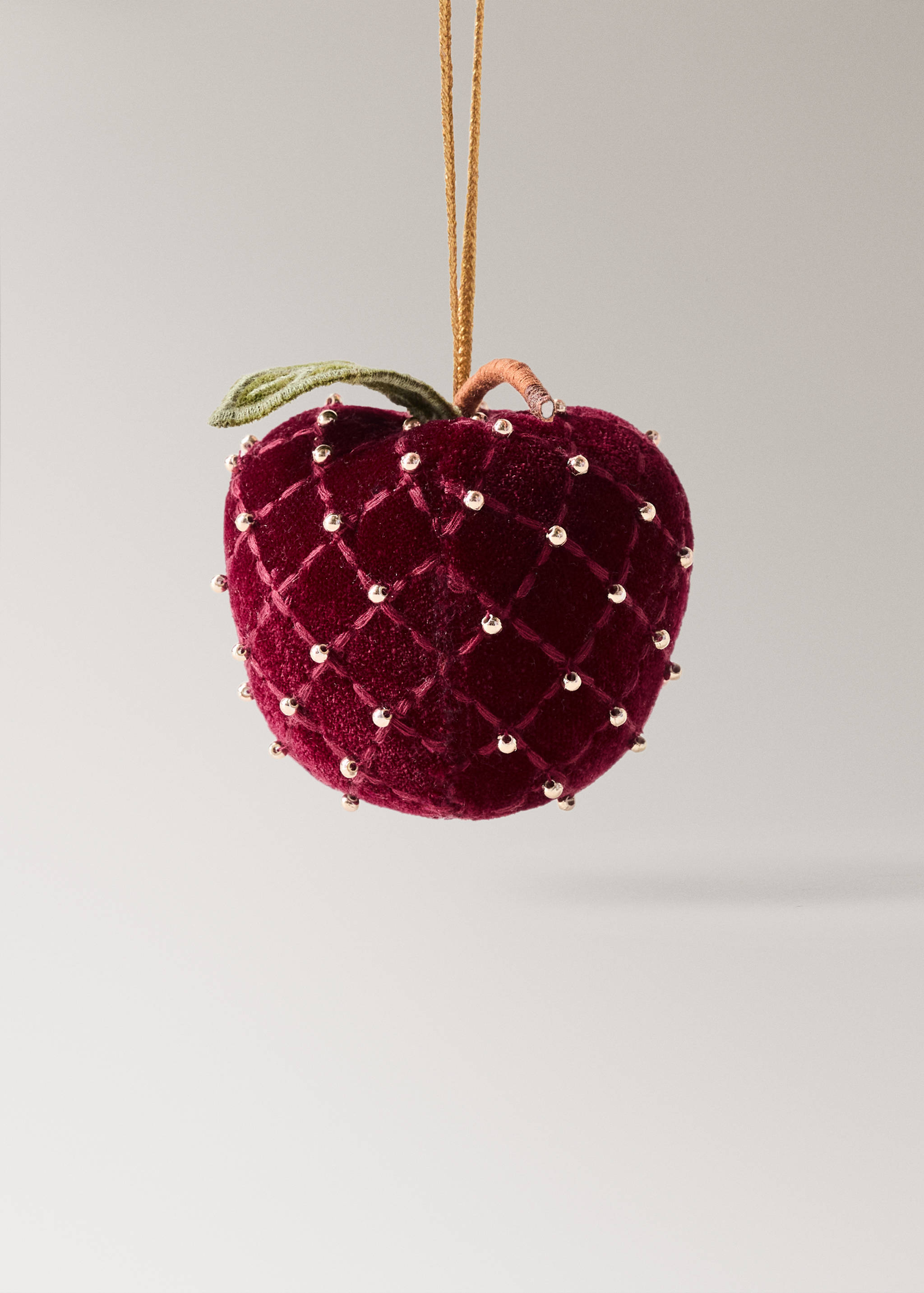 Décoration de Noël pomme en coton - Détail de l'article 2