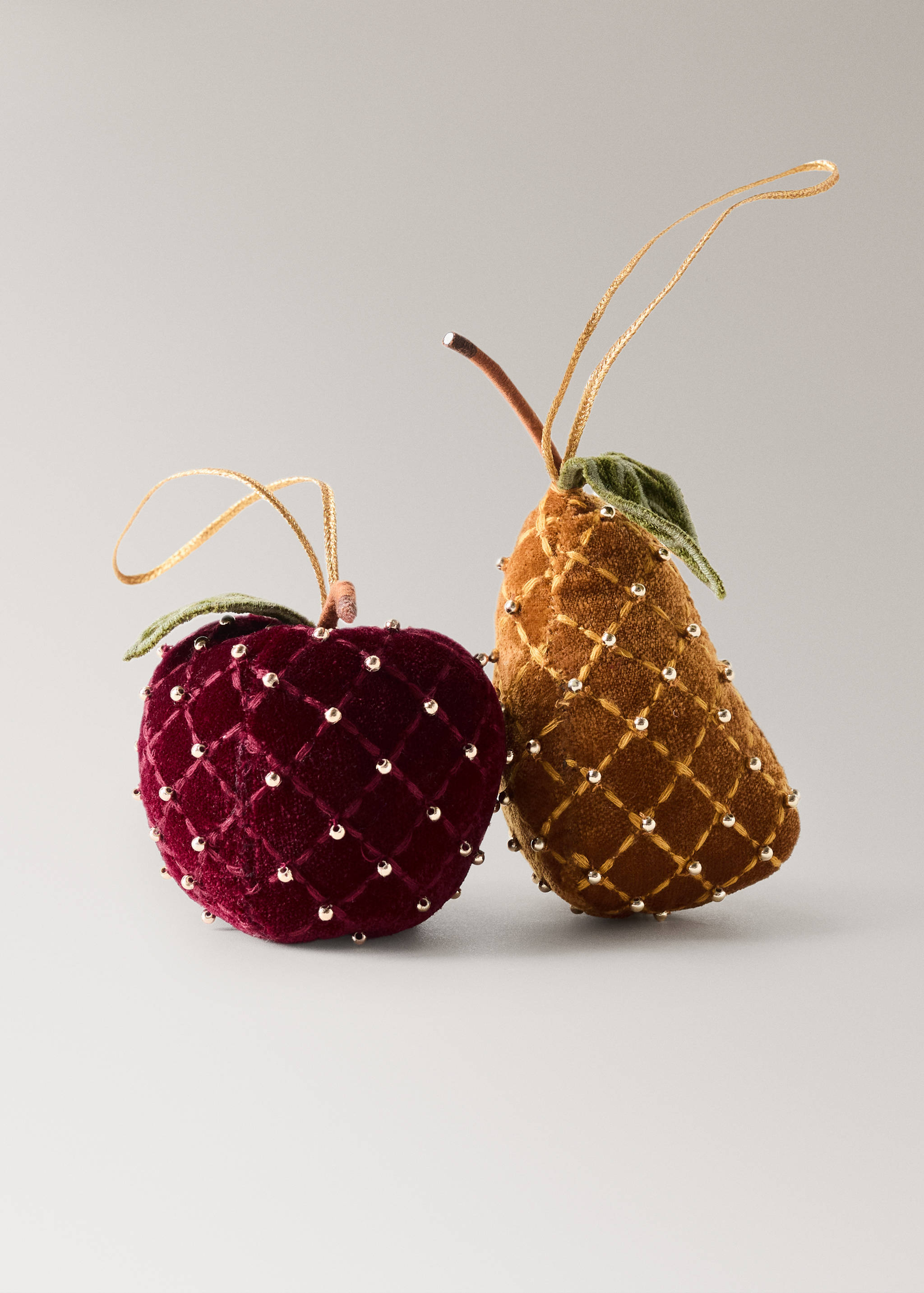 Décoration de Noël pomme en coton - Détail de l'article 3