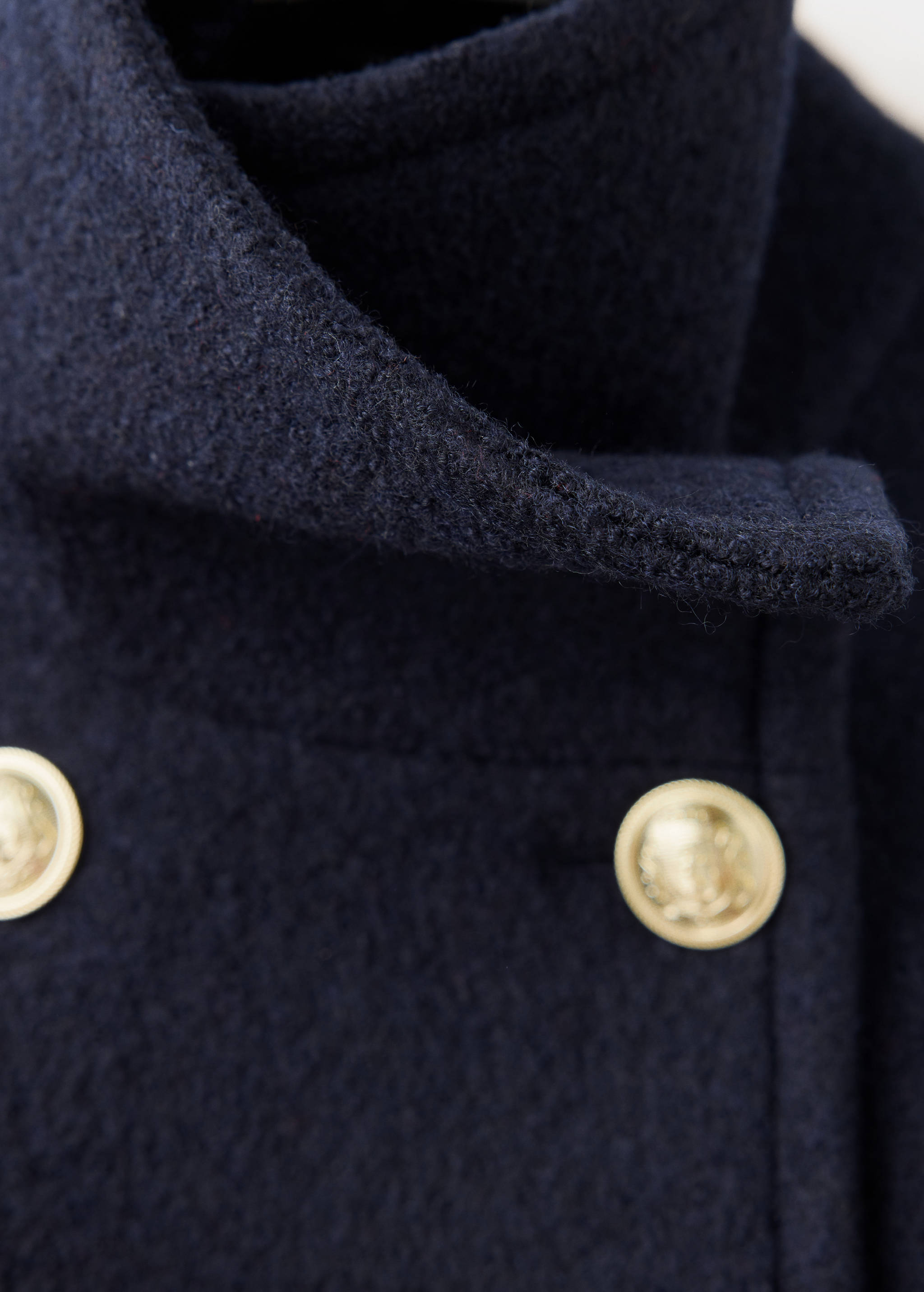 100% wool double-breasted coat - Details of the article 8