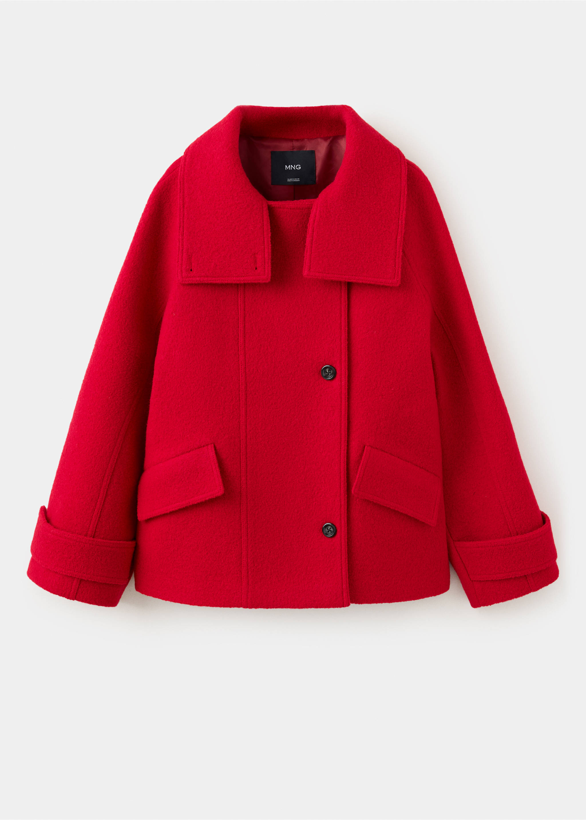 Manteau shoper - Article sans modèle, Rouge. Ref: 37016747-00.