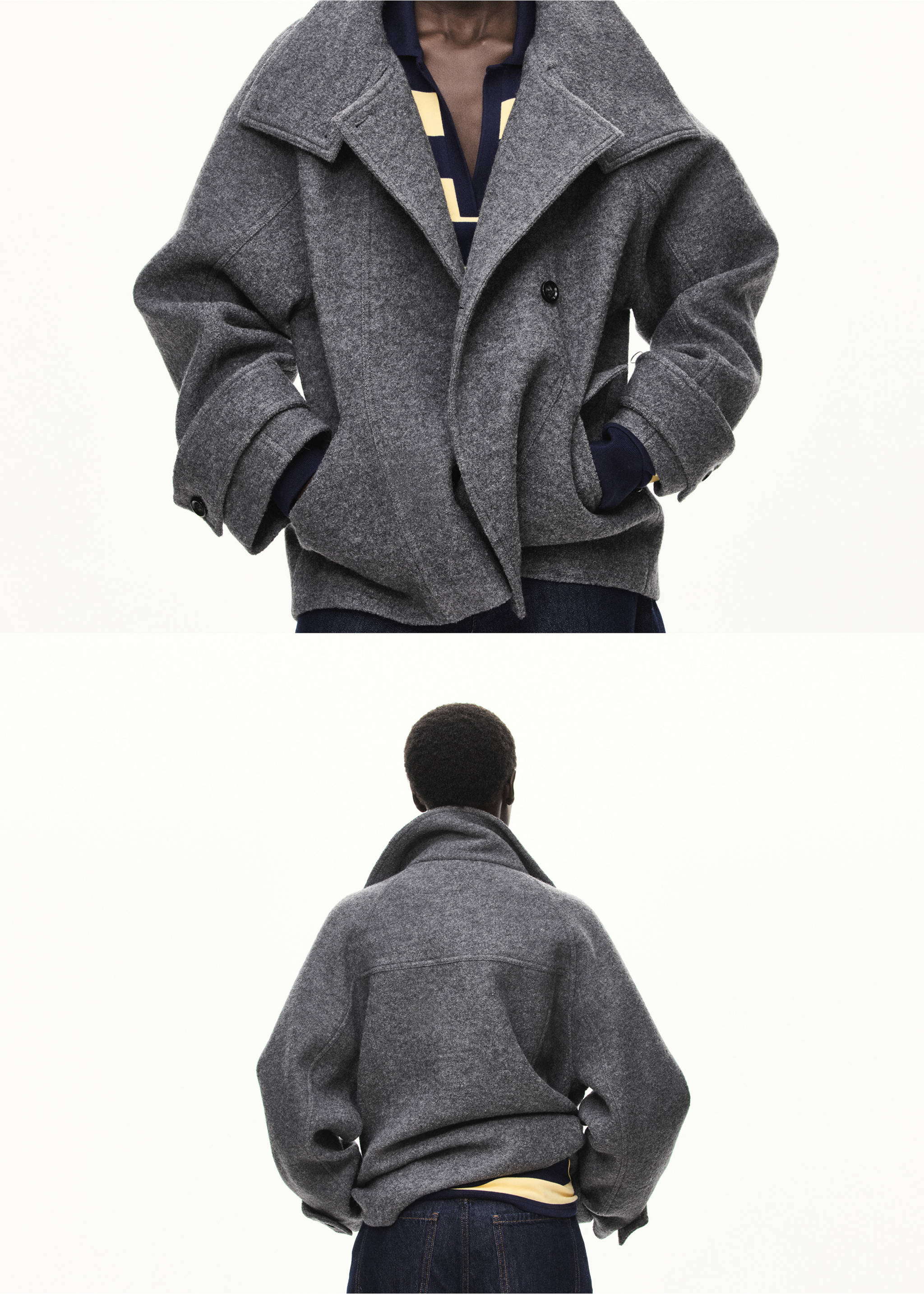 Manteau shoper - Détail de l'article 1, Gris. Ref: 37016747-00.