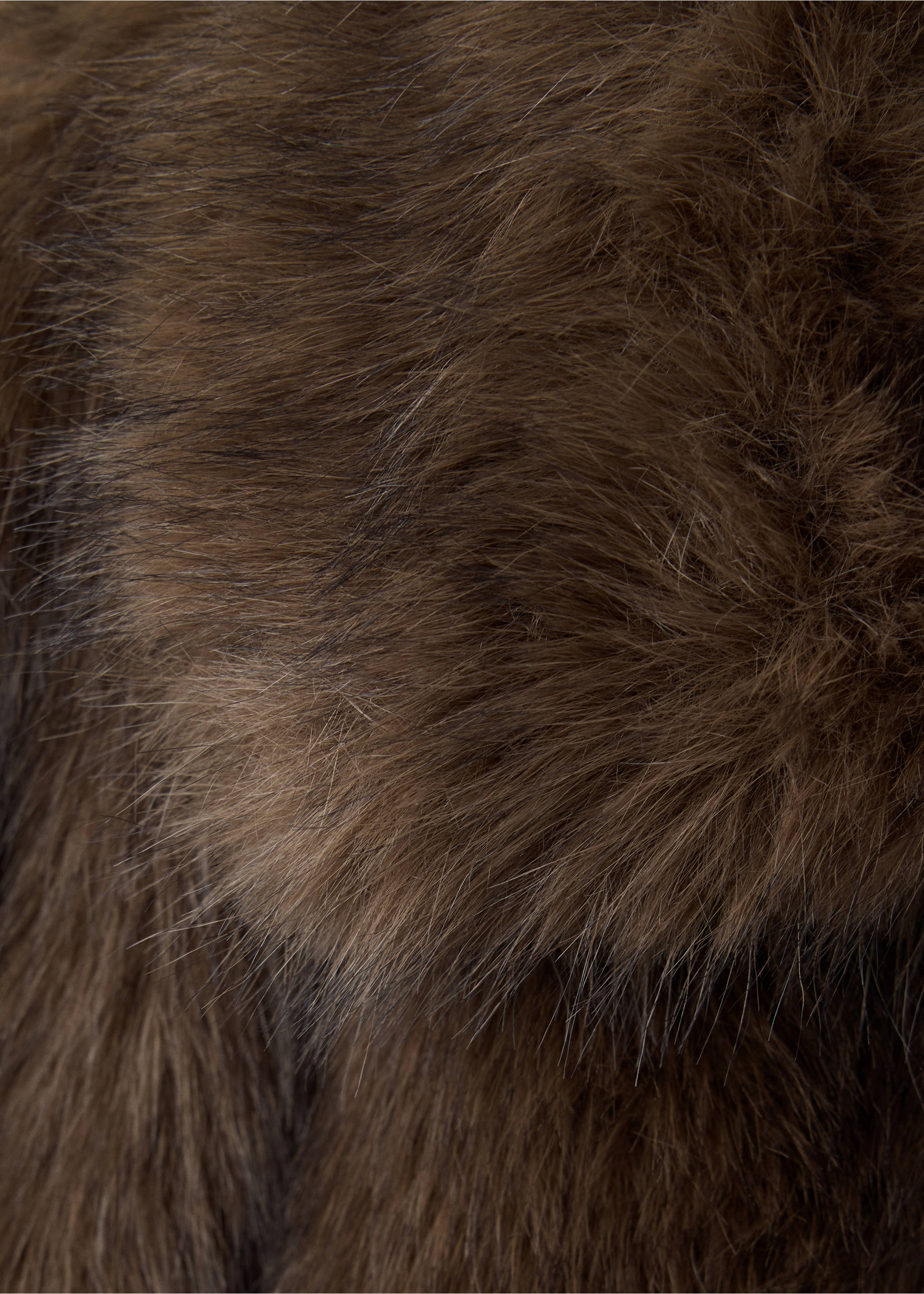Coat volga - Details of the article 0, Brown. Ref: 37016748-00.