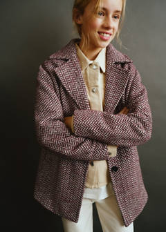 Tweed coat — Pink 1