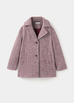 Tweed coat — Pink 3