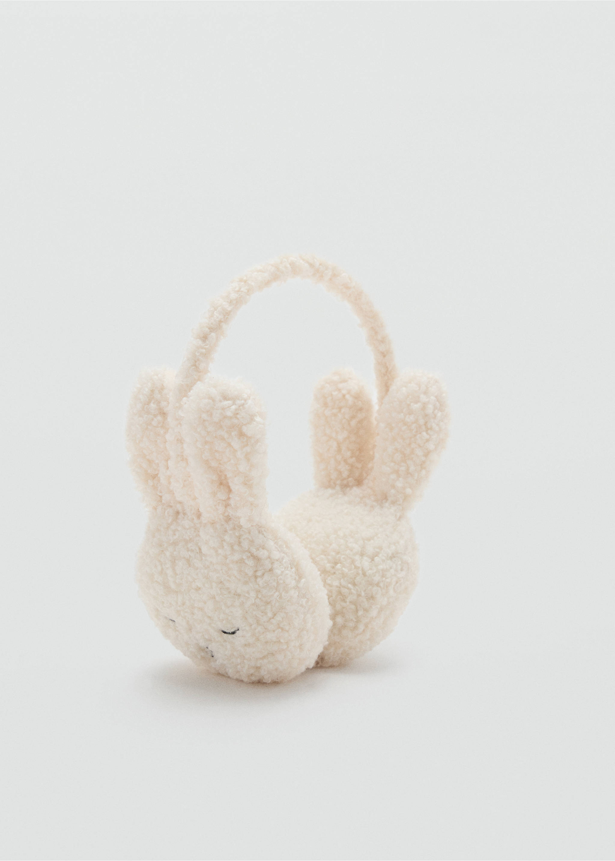 EARMUFFS RABBIT - Plan moyen, Écru. Ref: 37017120-00.