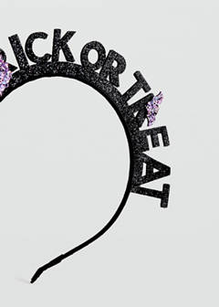 Halloween glitter headband — Black 2
