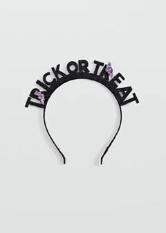 Halloween glitter headband — Black 1