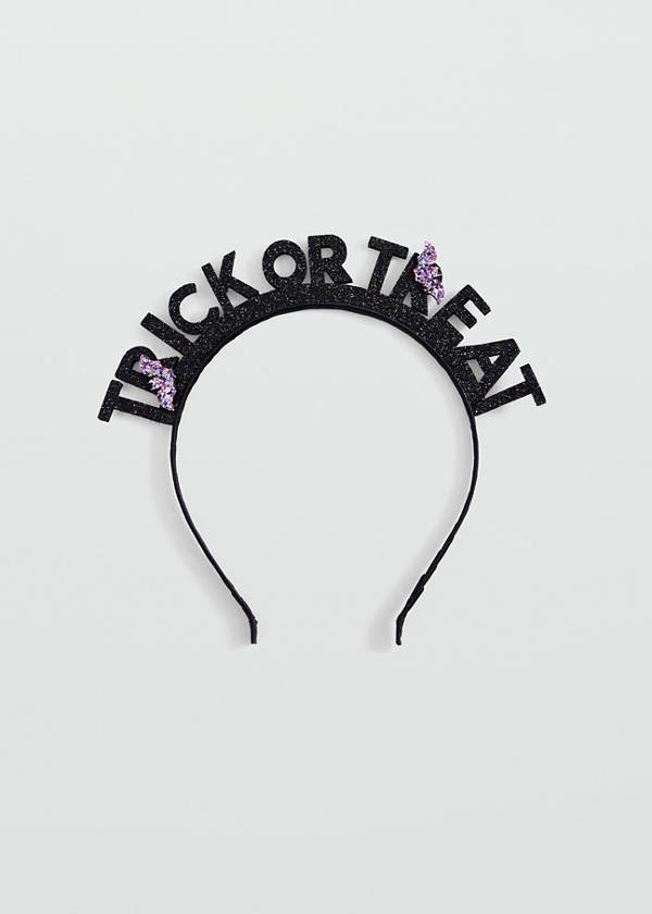 Halloween glitter headband — Black