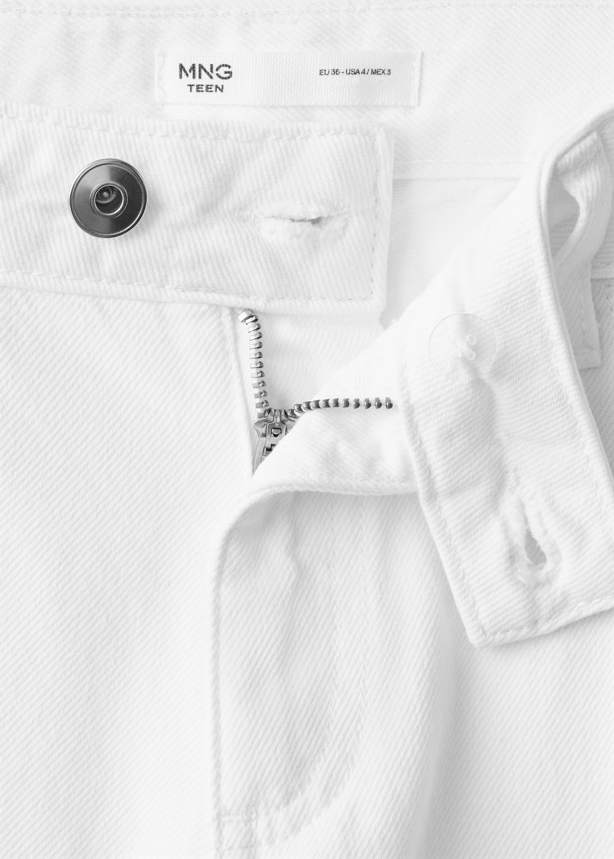 Wide-leg jeans with crossover closure - Details of the article 8