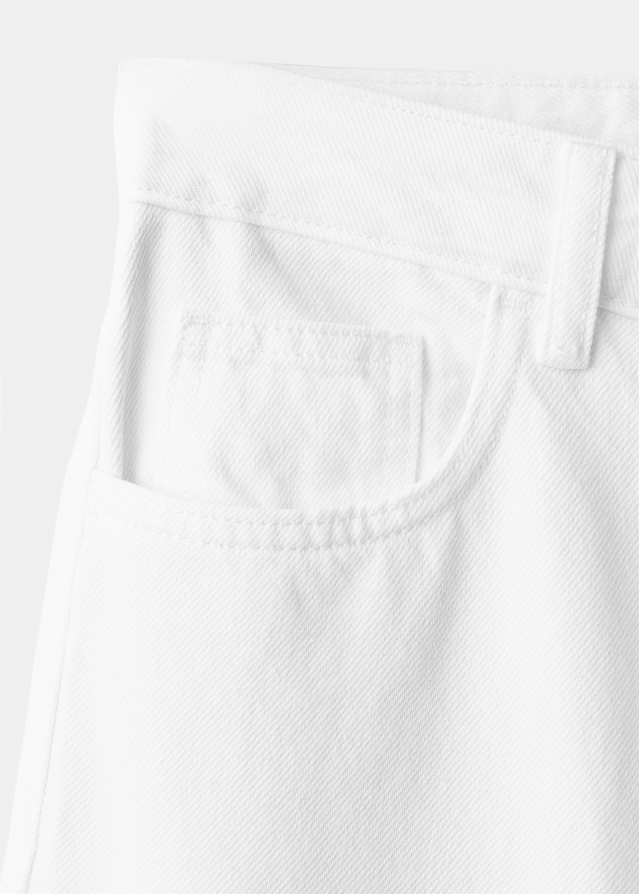 Wide-leg jeans with crossover closure - Details of the article 0