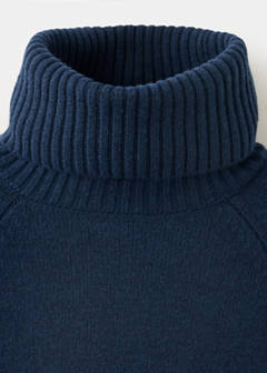 Turtle neck sweater — Navy 5