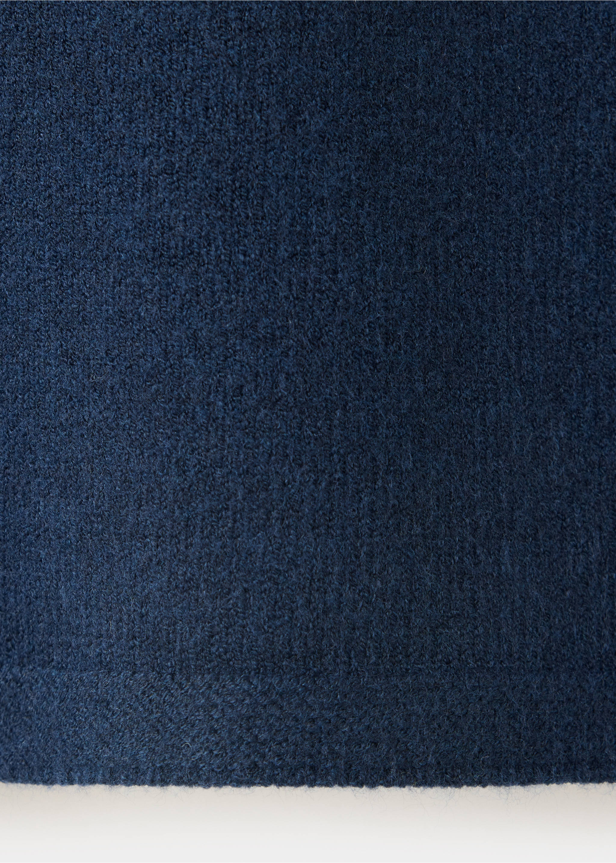 Turtle neck sweater - Details of the article 0, Navy. Ref: 37017139-00.