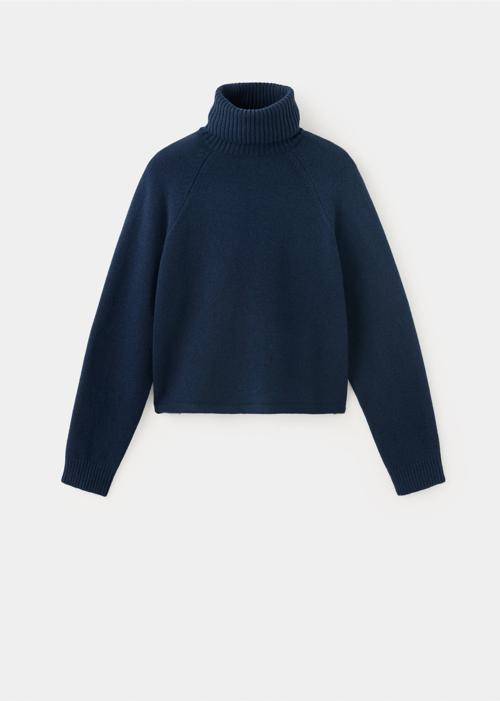 Turtle neck sweater - Article without model, Navy. Ref: 37017139-00.