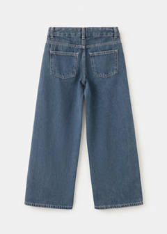 Wide-leg jeans with seam detailing — Medium Vintage Blue 7
