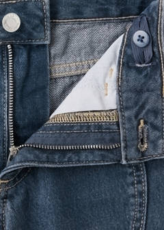 Wide-leg jeans with seam detailing — Medium Vintage Blue 8