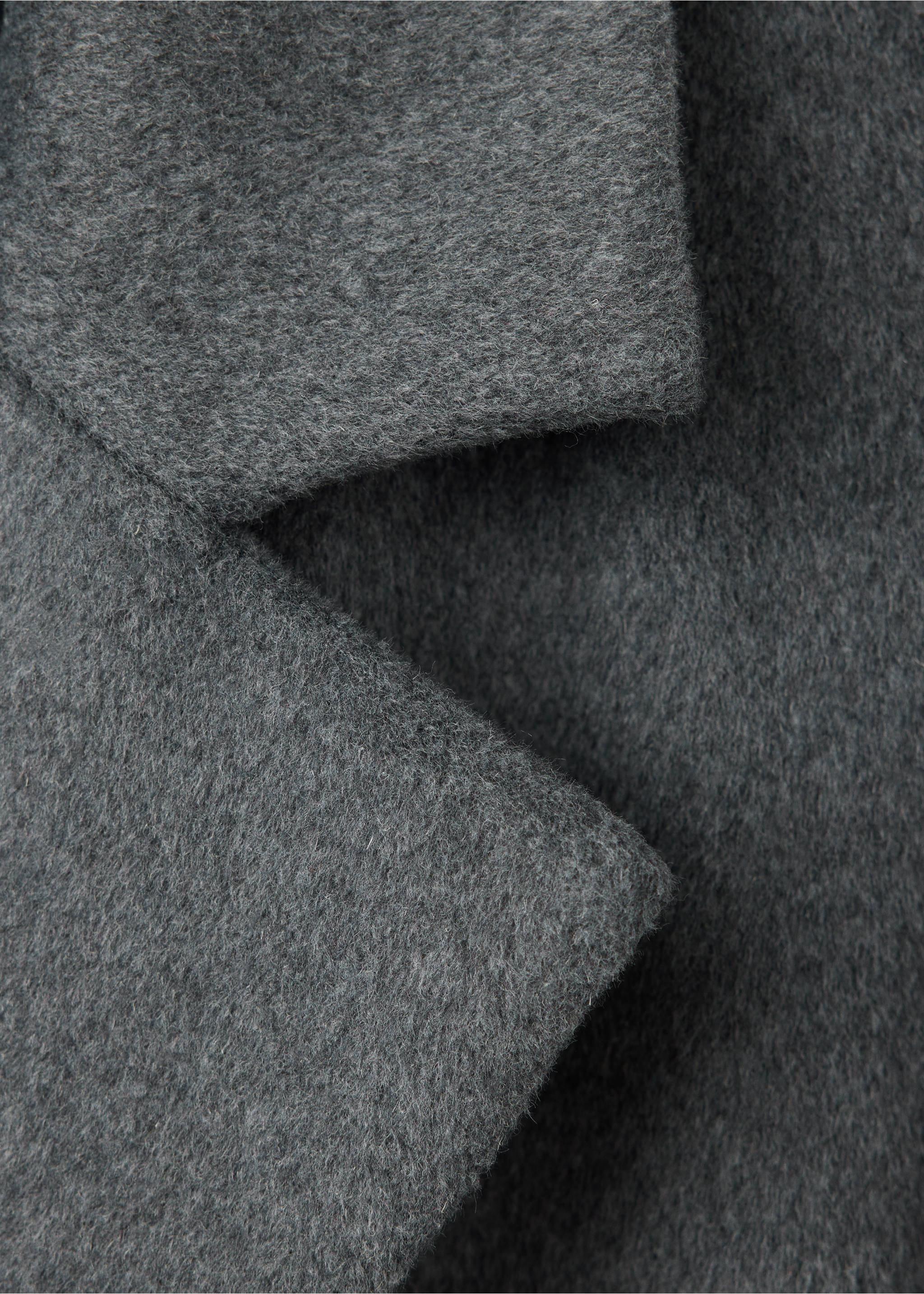 Coat alghero - Details of the article 8, Medium Heather Grey. Ref: 37017773-00.