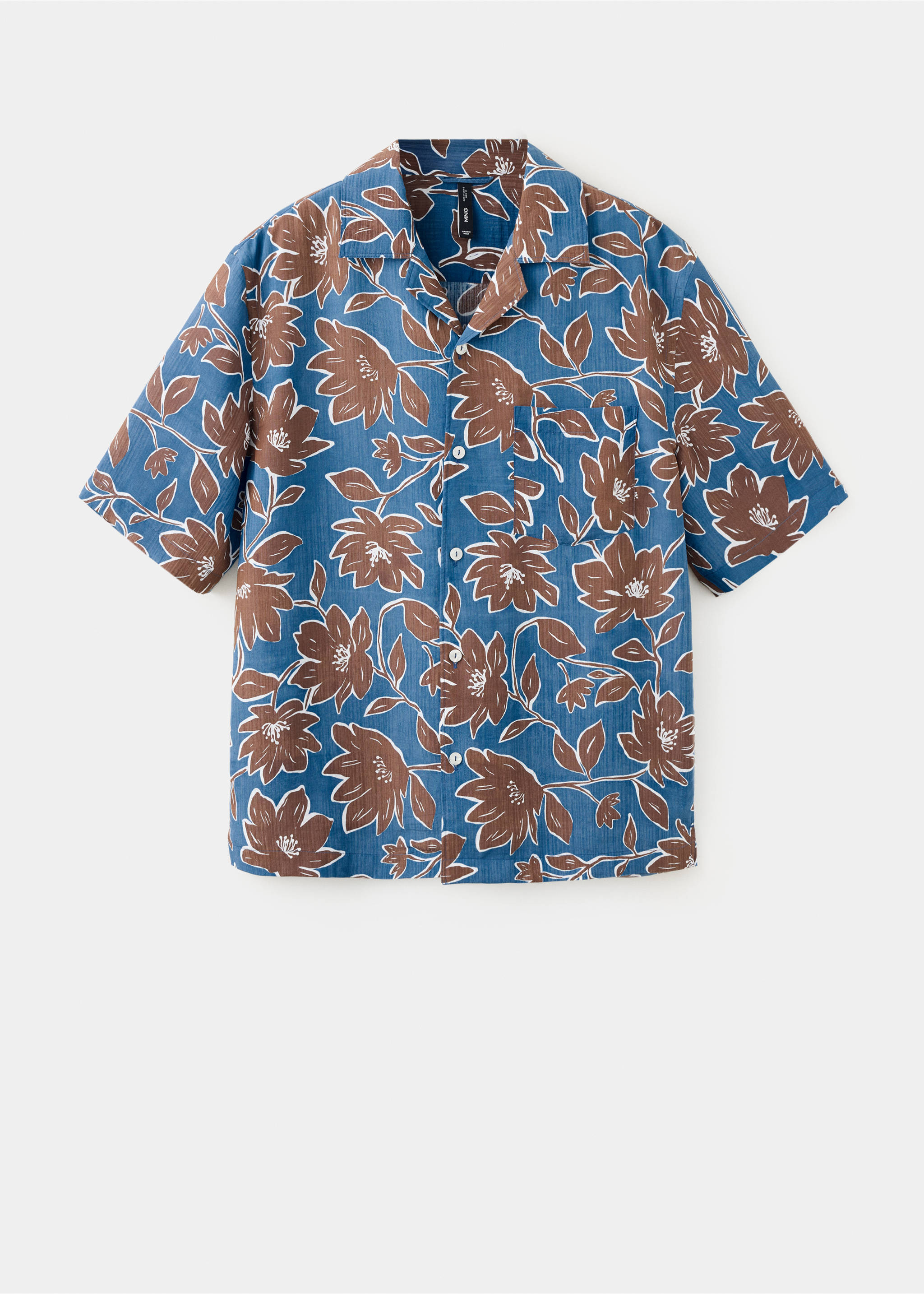 Shirt florm - Article without model, Brown. Ref: 37017775-00.