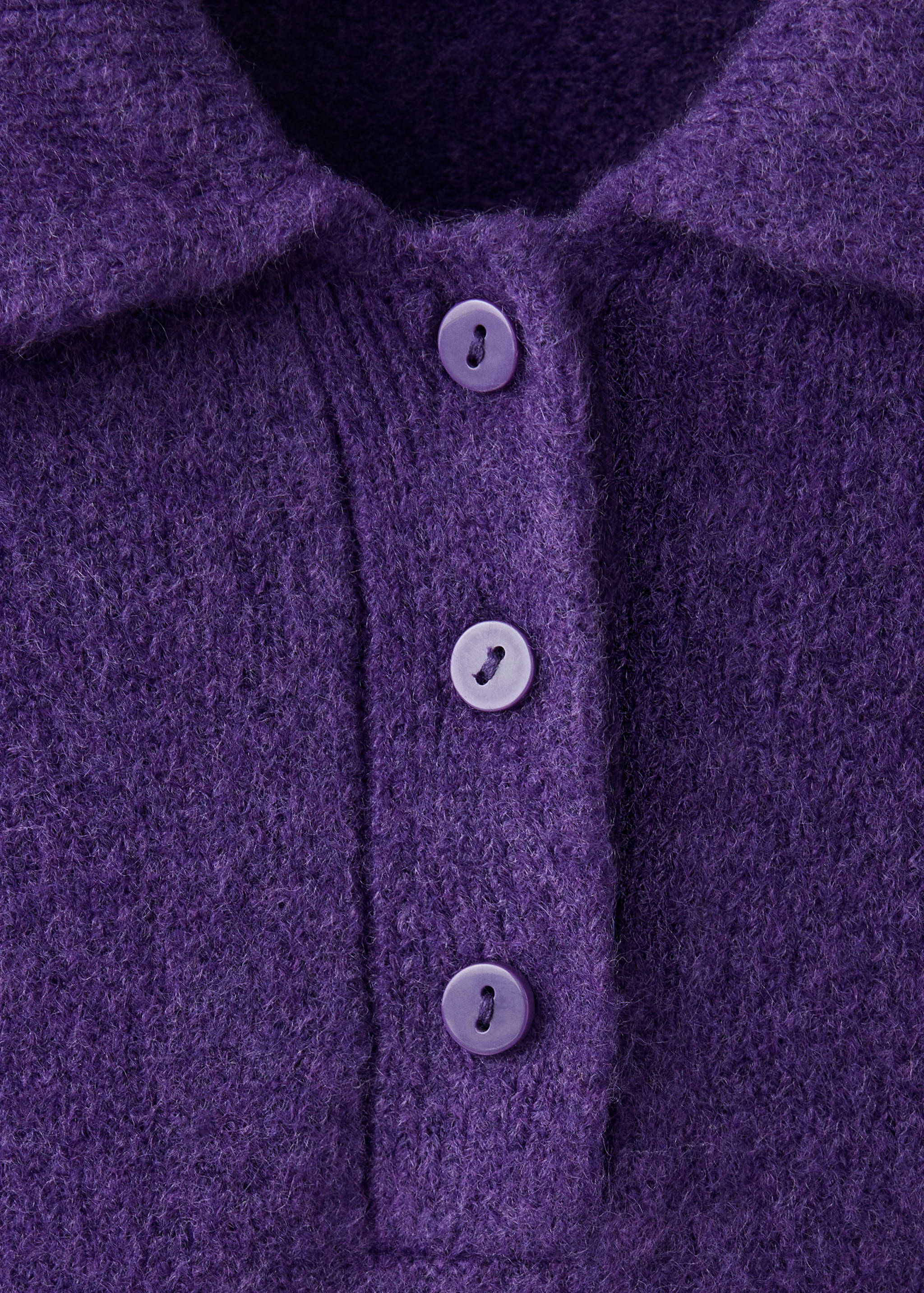 Knitted polo-neck sweater - Details of the article 8