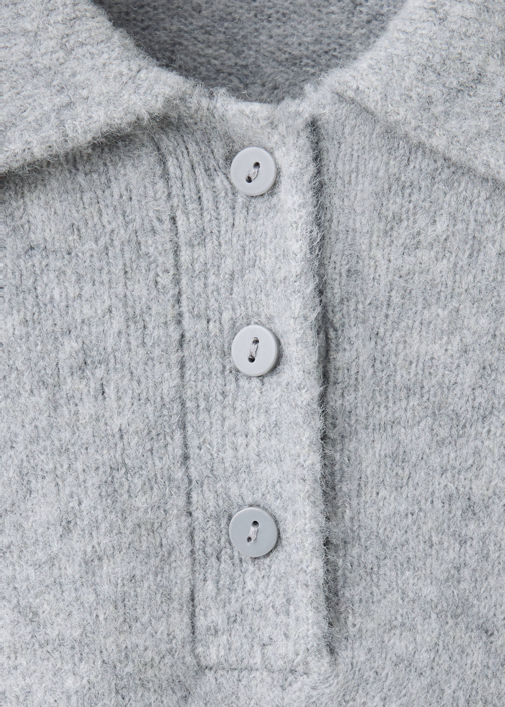 Knitted polo-neck sweater - Details of the article 8