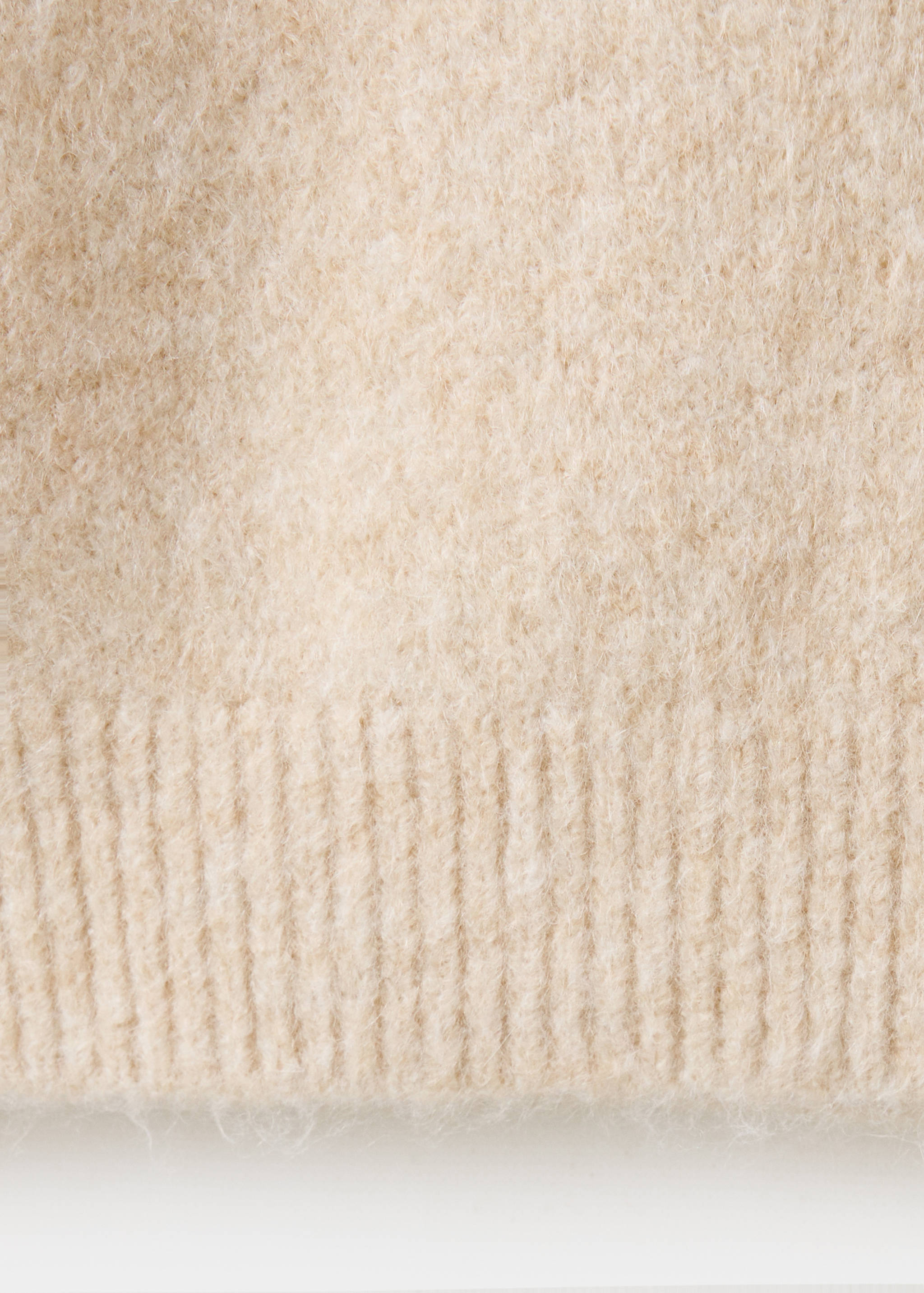 Round-neck knitted sweater - Details of the article 0