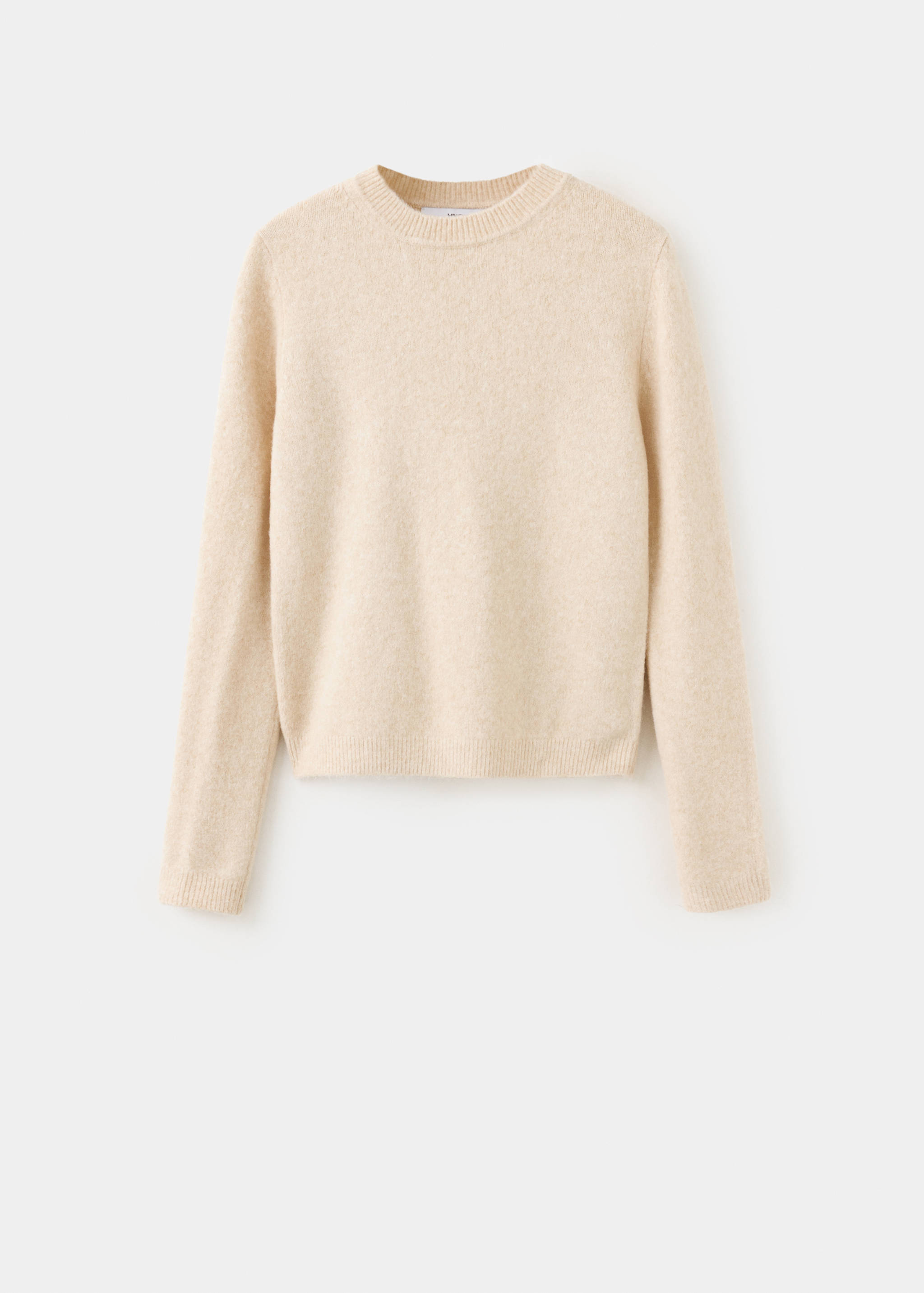 Round-neck knitted sweater - Article without model