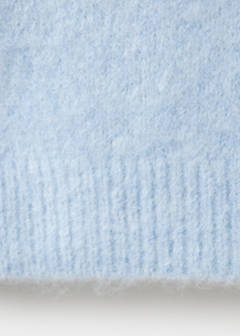 Round-neck knitted sweater — Sky Blue 6