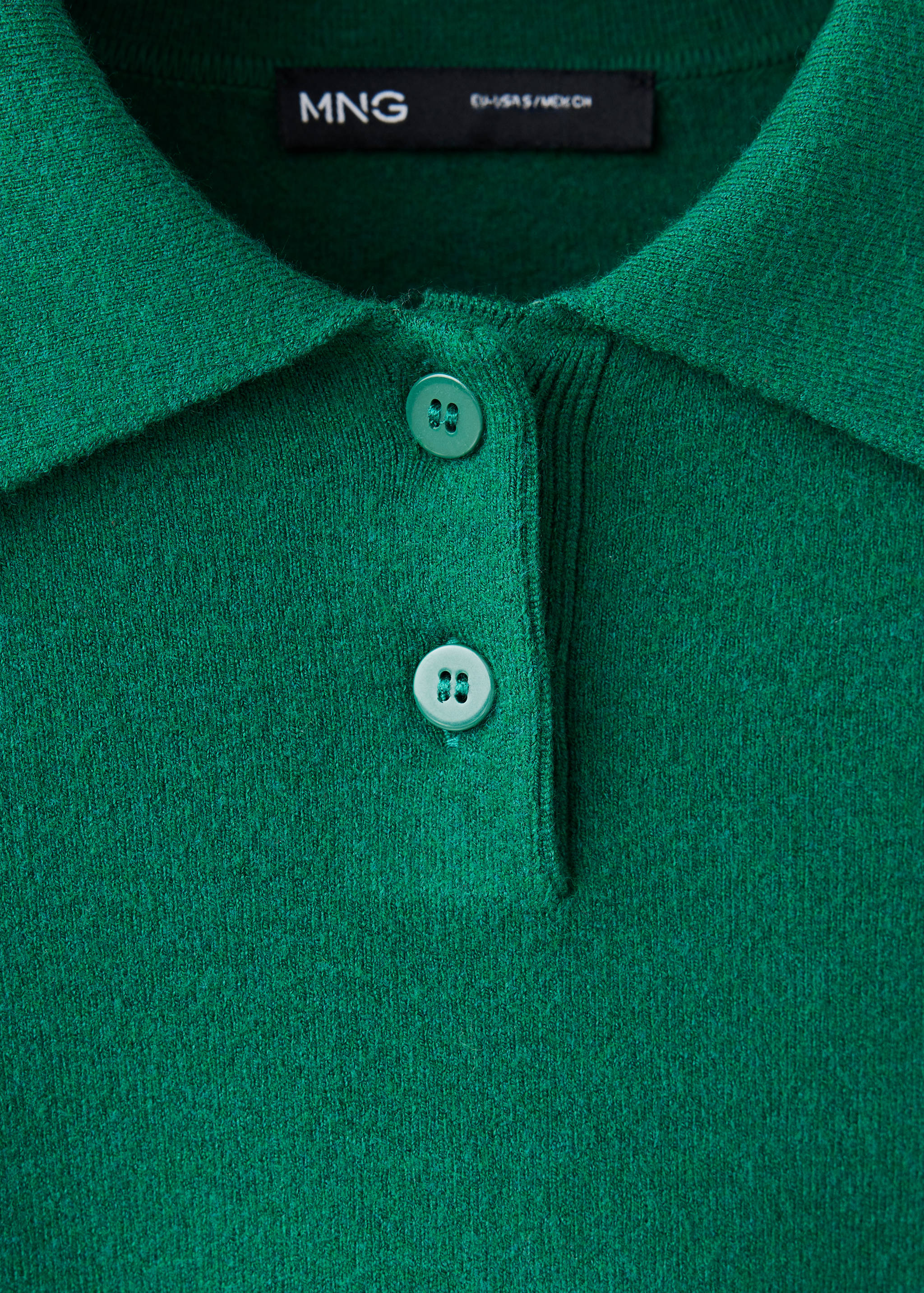 Jersey punto cuello polo - Detalle del artículo 8