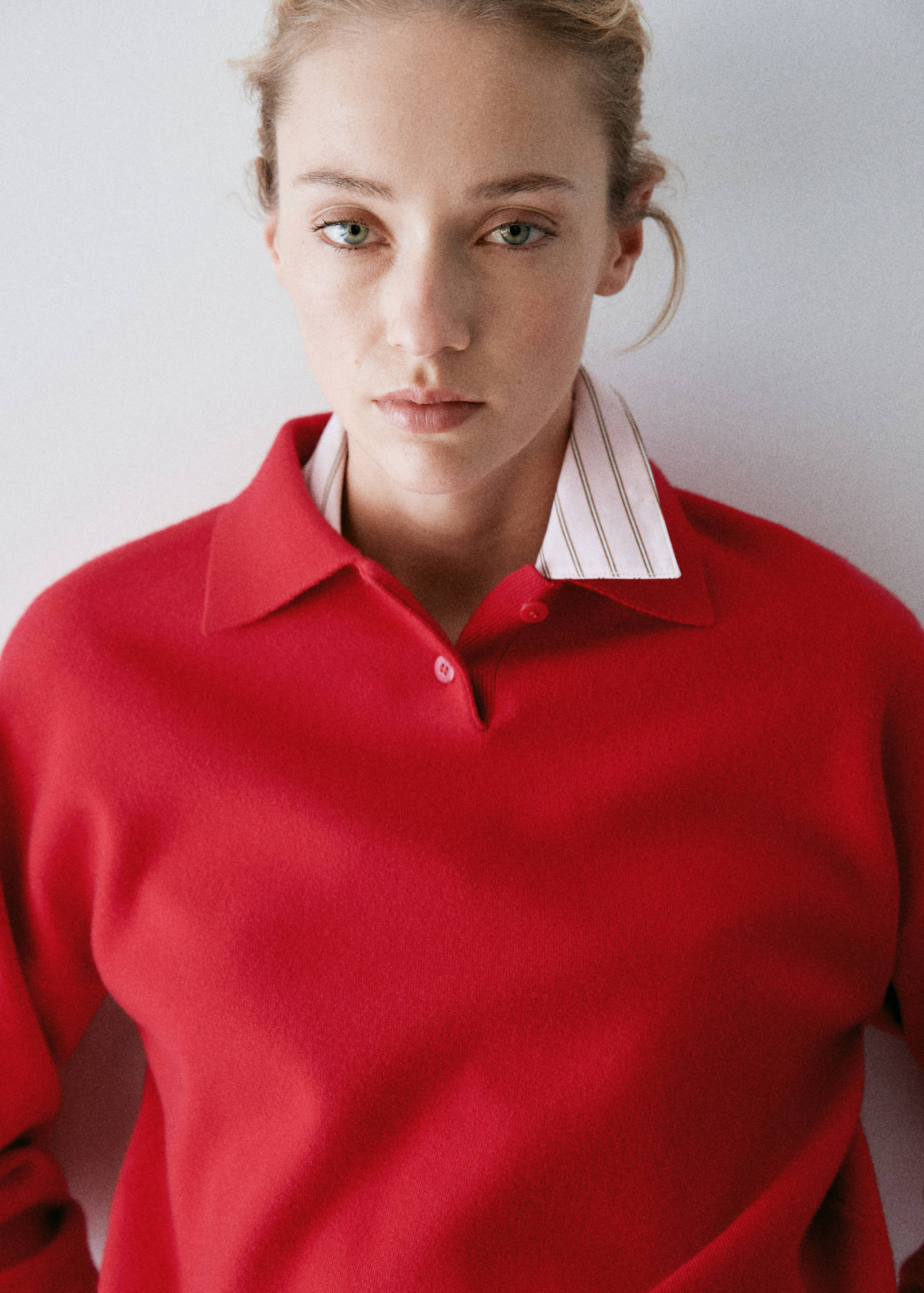 Pull-over maille col polo - Détail de l'article 1