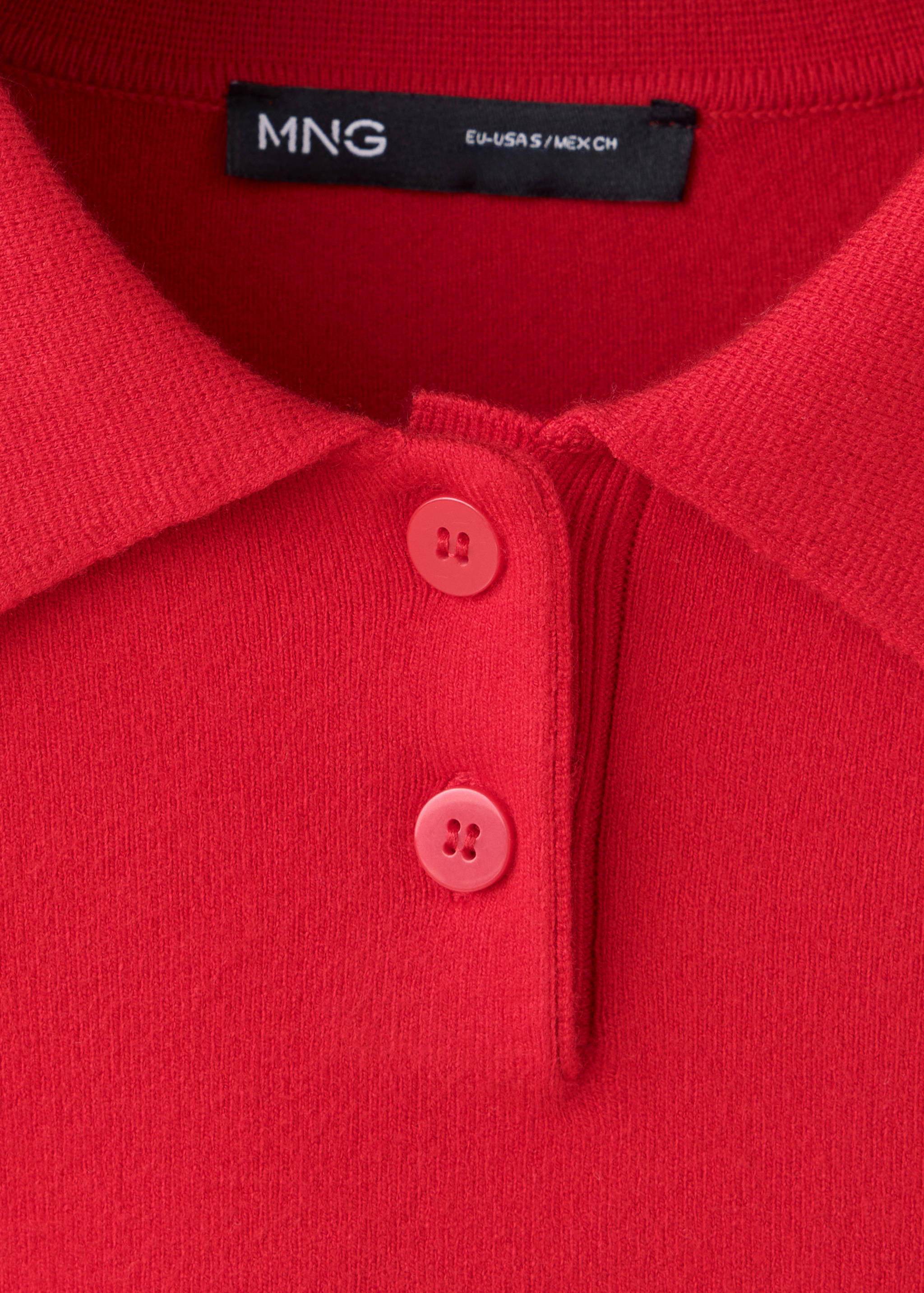 Jersey punto cuello polo - Detalle del artículo 8