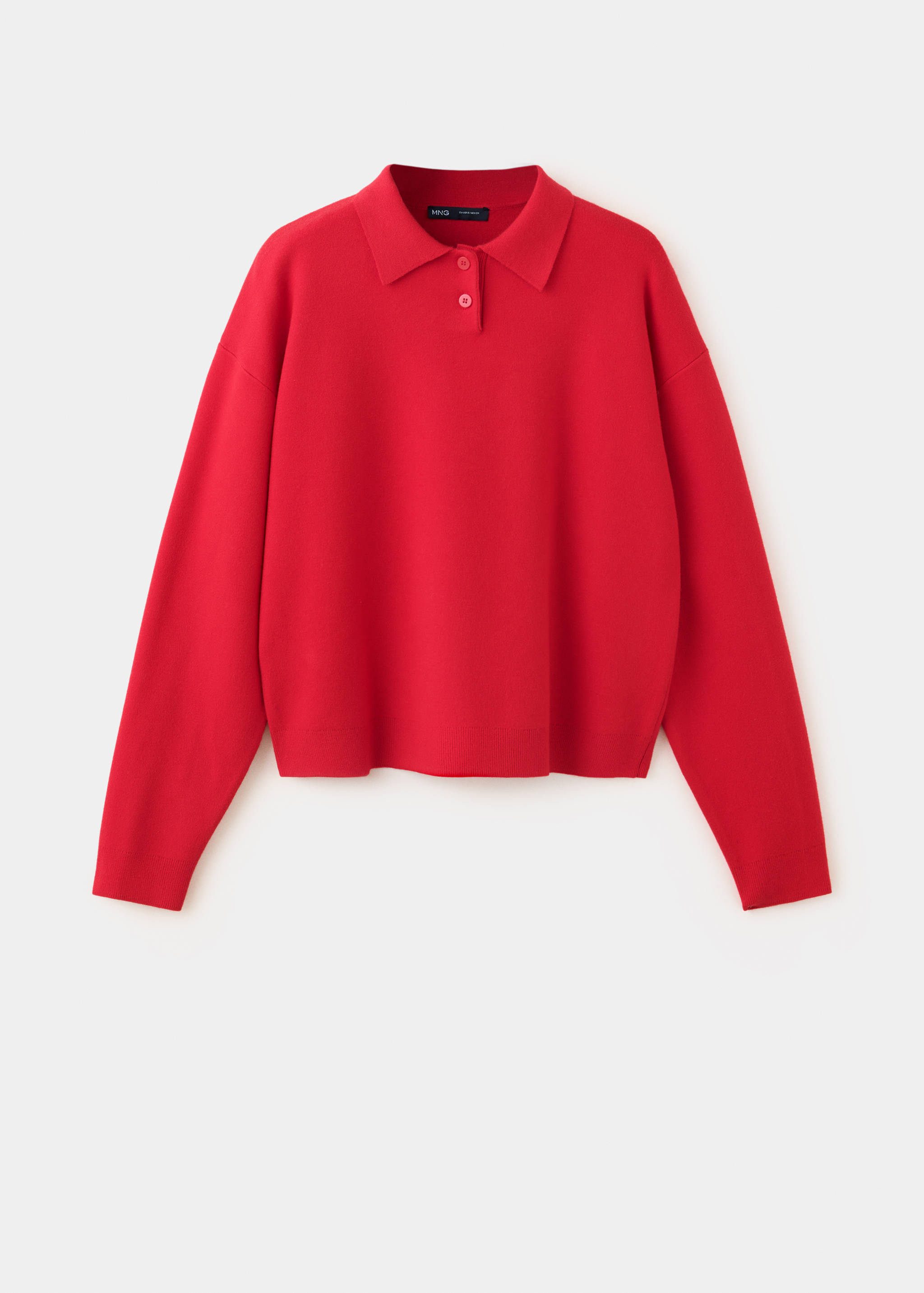 Jersey punto cuello polo - Artículo sin modelo