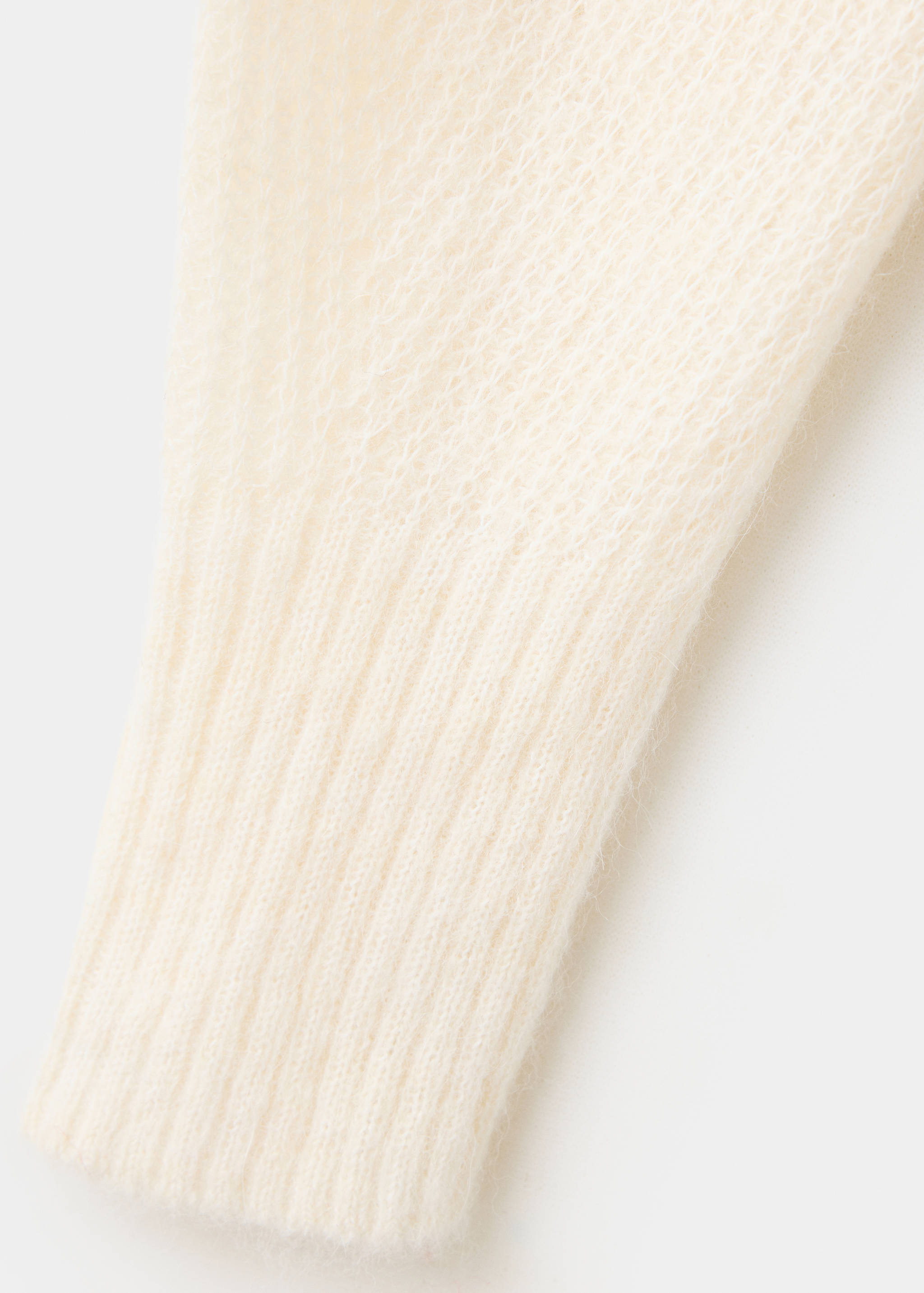 V-neck alpaca blend jumper - Details of the article 0