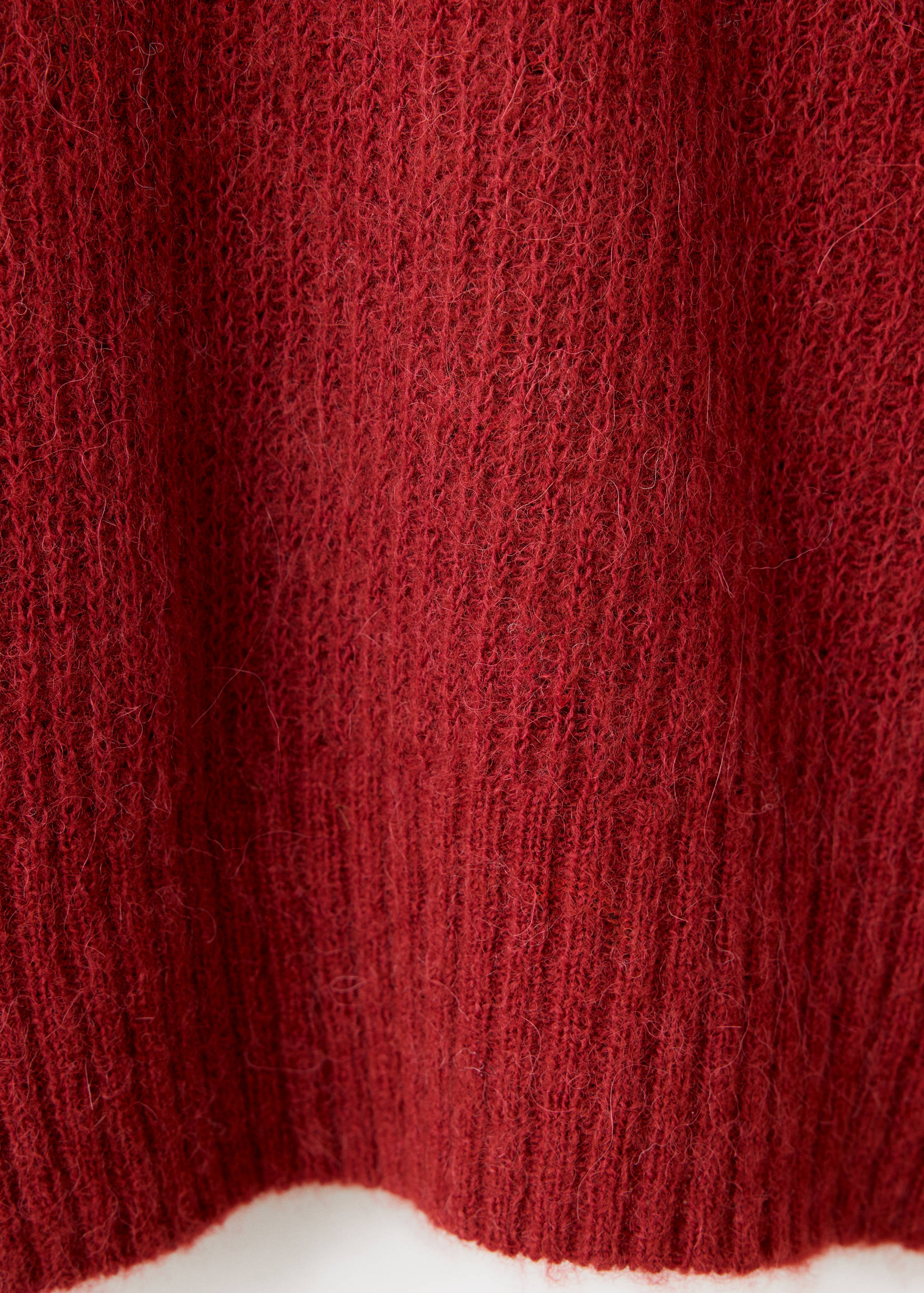 V-neck alpaca blend jumper - Details of the article 0