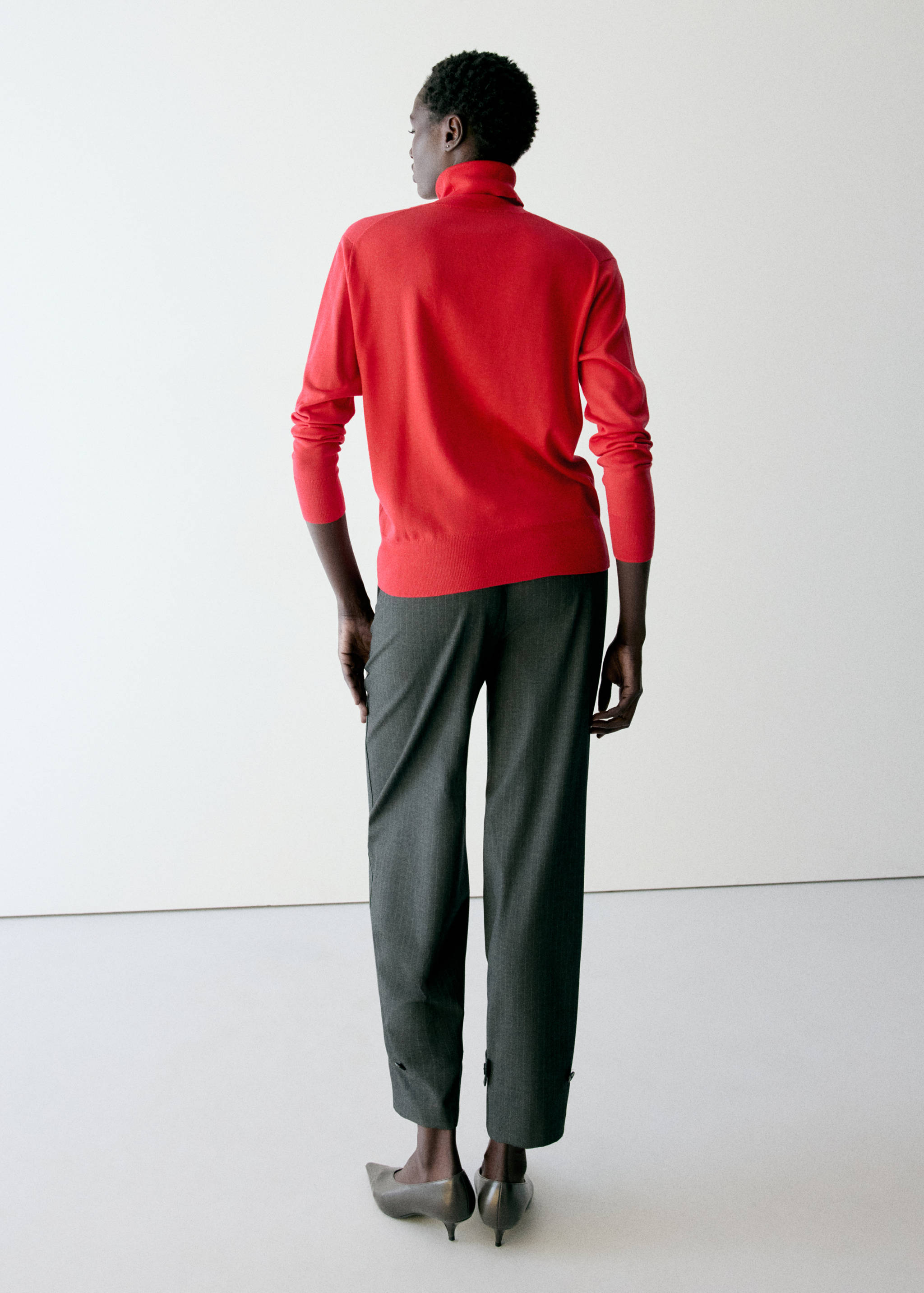 Pull-over maille col roulé - Verso de l’article