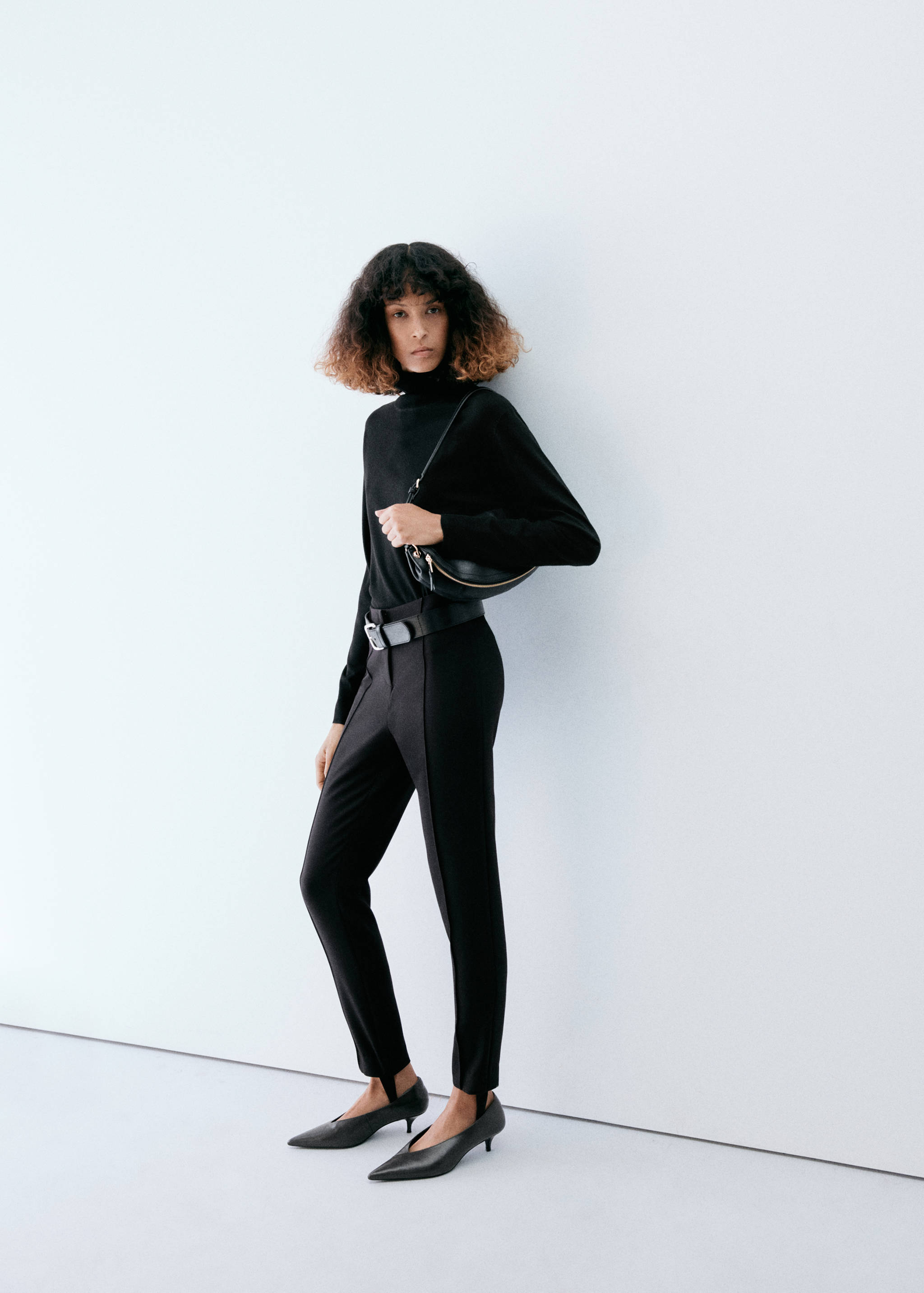 Pull-over maille col roulé - Plan général